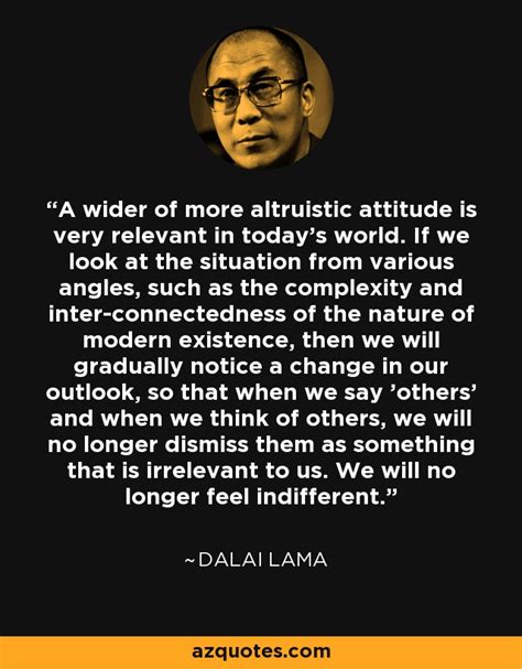What is altruistic attitude