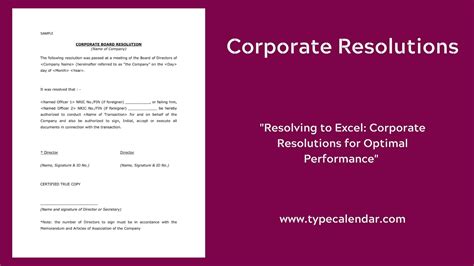 What is an example of a resolution