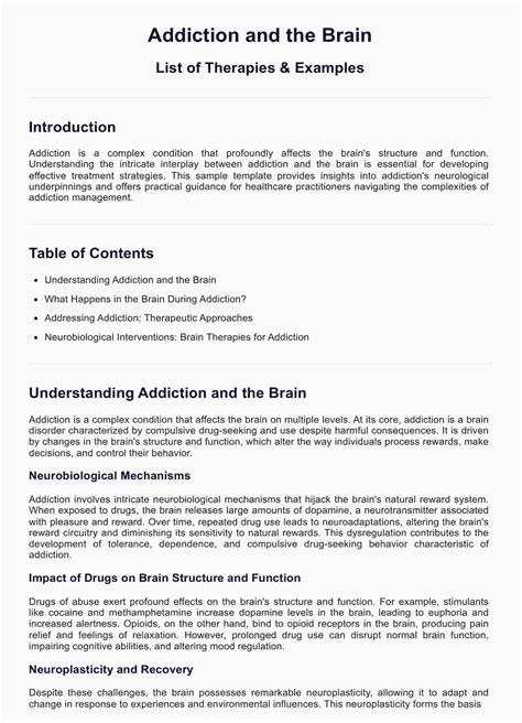 What is an example of addiction