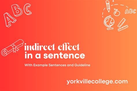 What is an example of an indirect effect