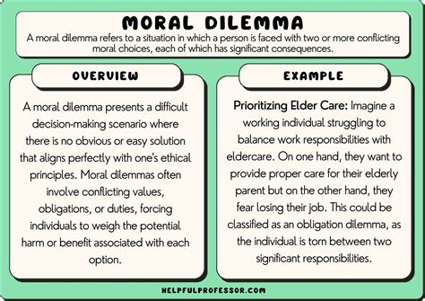 What is an example of dilemma