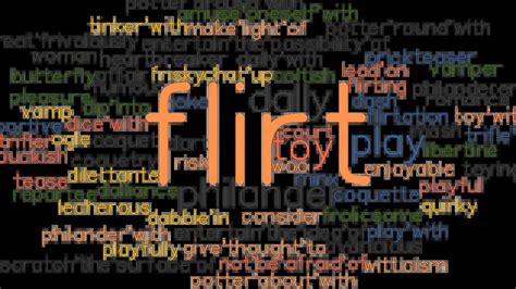 What is another word for Flirt