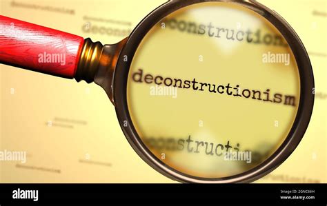 What is another word for deconstruct