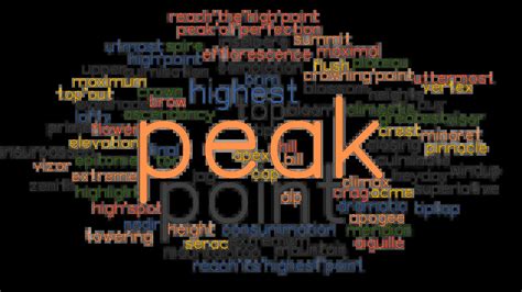 What is another word for peak