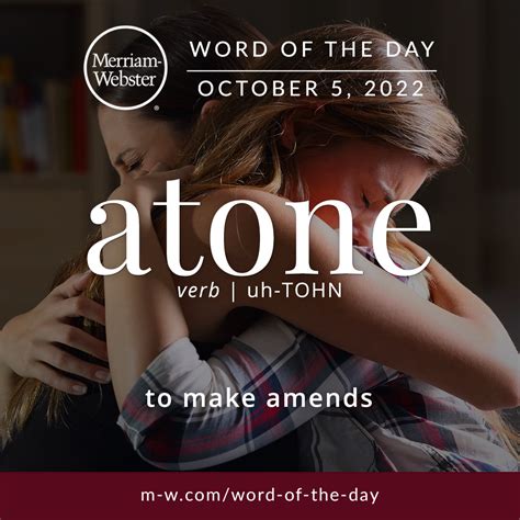 What is atone in writing