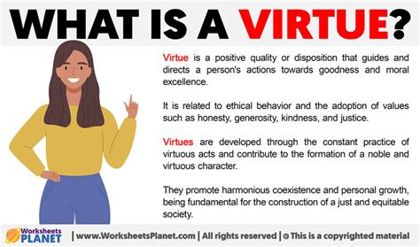 What is being virtuous