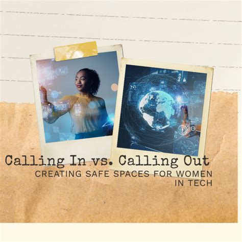 What is calling out and calling in