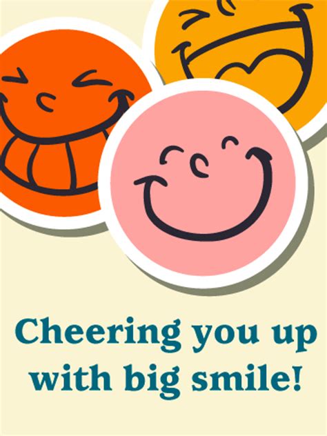 What is cheering you up