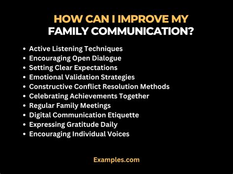 What is communication in family