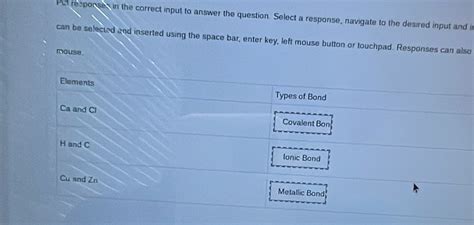 What is correct response or responses