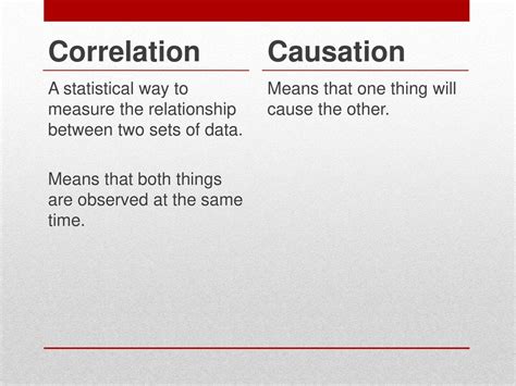 What is correlation and causation in statistics