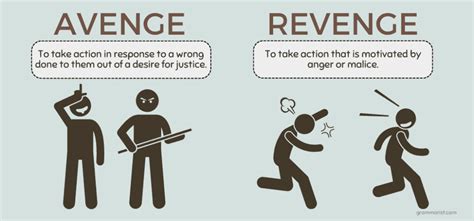What is difference revenge and vengeance