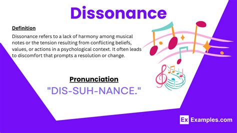 What is dissonance English