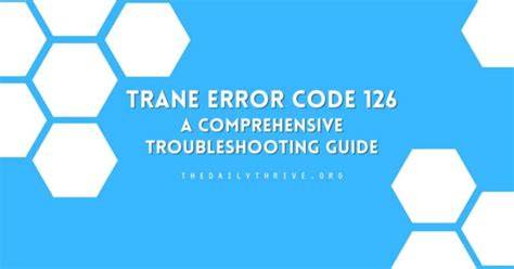 Understanding Error Code 126: What Does It Mean?