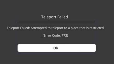 What Does Error Code 773 Actually Mean?