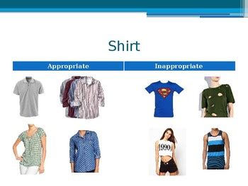 What is inappropriate dressing at work