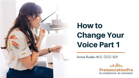 What is it called when you can change your voice