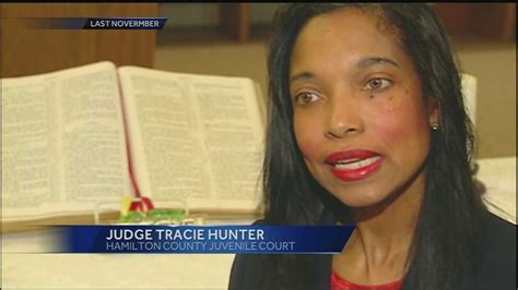 What is judge Tracie Hunter accused of