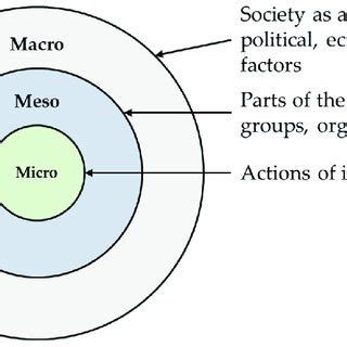 What is macro meso and micro level