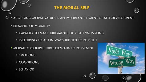 What is moral self