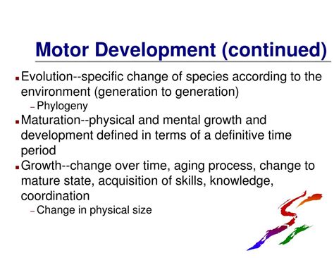 What is motor development in psychology