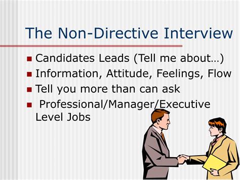 What is non directive interview