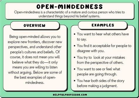 What is open minded thinking