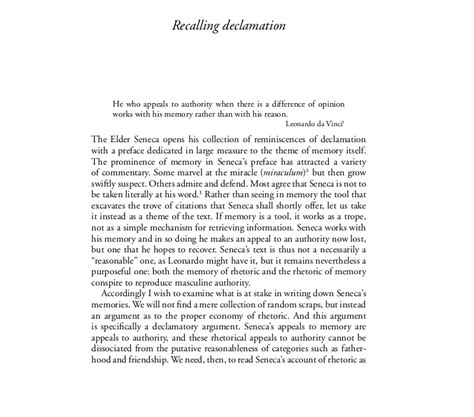 What is oratorical declamation