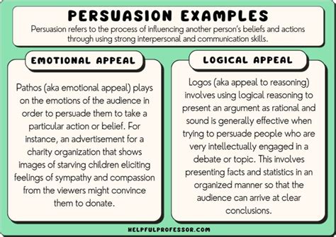 What is persuasion example