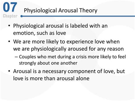 What is physiological arousal theory