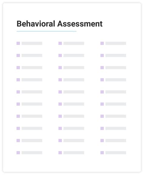 What is pi behavioral assessment