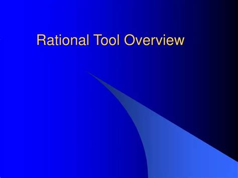 What is rational tool