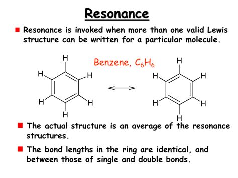 What is resonance in chemistry definition