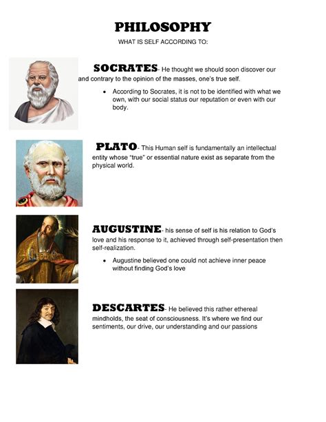 What is self according to philosophers