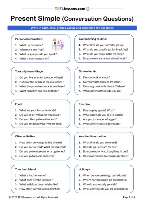 What is simple conversation