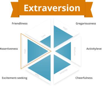 What is the Big Five trait of extraversion
