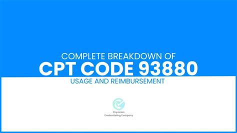 What is the CPT code 93880