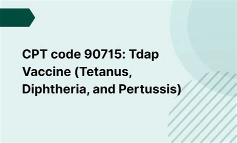 What is the CPT code for Tdap vaccine for adults