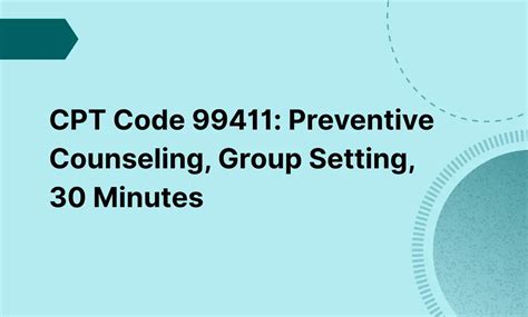 What is the CPT code for exercise counseling