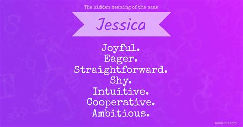What is the Jessica Meaning