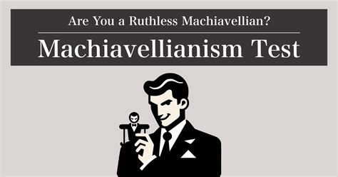 What is the Machiavelli test