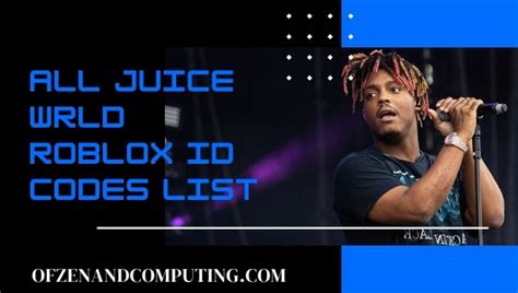 What is the Roblox ID code for juice WRLD