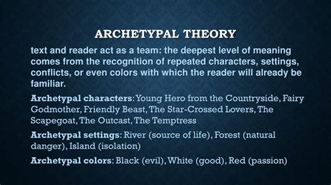 What is the archetypal theory