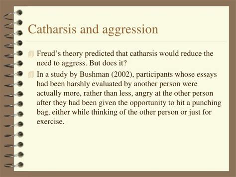 What is the catharsis theory of aggression