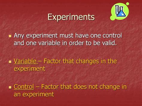 What is the change in an experiment called