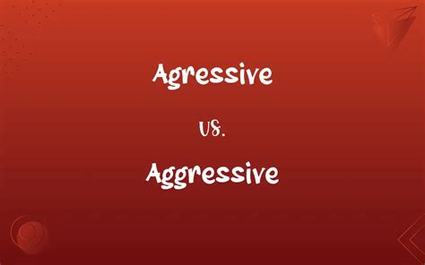 What is the correct spelling of aggressive