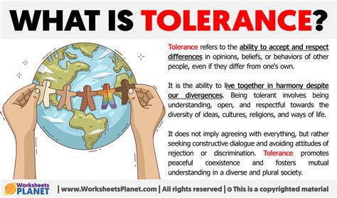 What is the definition of tolerant