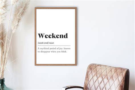 What is the definition of weekend