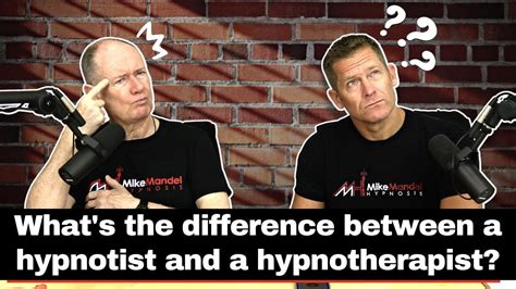 What is the difference between a hypnotist and a hypnotherapist