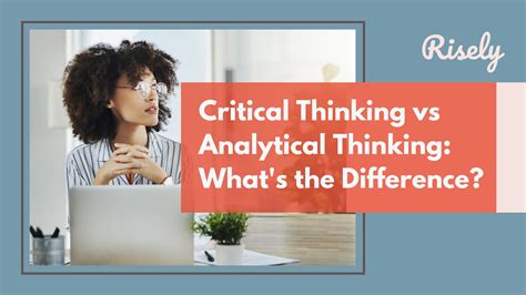 What is the difference between analysis and critical thinking